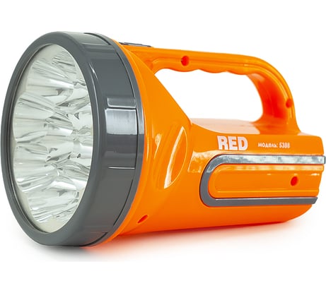 Аккумуляторный фонарь КРАСНАЯ ЦЕНА 5388 9 LED, 2 режима 5/9, вилка 220В 4606400606918