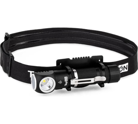 Г-образный налобный фонарь TopOn LED 6 Вт 600 лм 3.7 В 2.2 мАч 8.14 Втч, магнитное крепление, клипса, IP54 TOP-MX06HLL