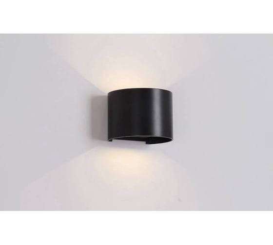 Светодиодный настенный светильник DesignLed Tape 2, 6 Вт, черный, ip54, 3000К GW-A310R-6-BL-WW