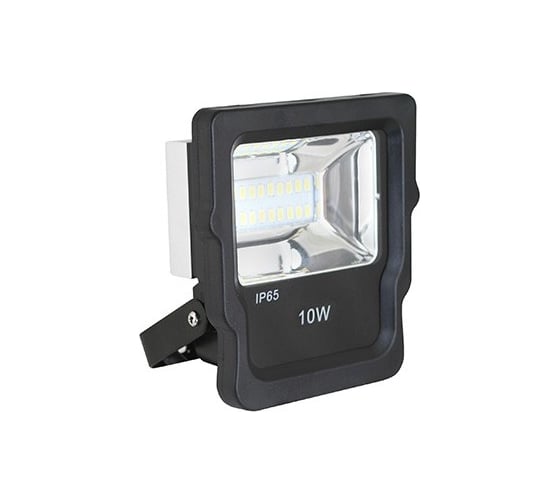 Пластиковый прожектор, черный, LED SMD, 10 Вт, 230В, 4200К Camelion LFL-6010-NW С02 12087