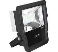 Пластиковый прожектор, черный, LED SMD, 20 Вт, 230В, 4200К Camelion LFL-6020-NW С02 12088