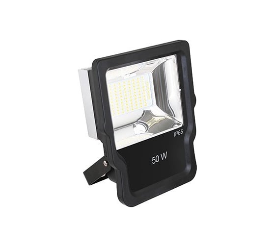Пластиковый прожектор, черный, LED SMD, 50 Вт, 230В, 4200К Camelion LFL-6050-NW С02 12090