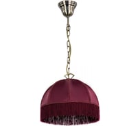 Подвесной светильник Citilux Базель с красным абажуром CL407113