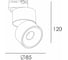 Трековый светильник DesignLed wl 12w черный 3000k T003112-GD-12-BL-WW 2