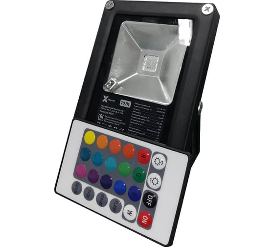 Светодиодный прожектор X-flash XF-FLS-RGB-В-10W 46911