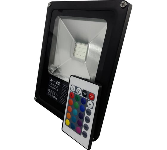 Светодиодный прожектор X-flash XF-FLS-RGB-В-20W 46928 1