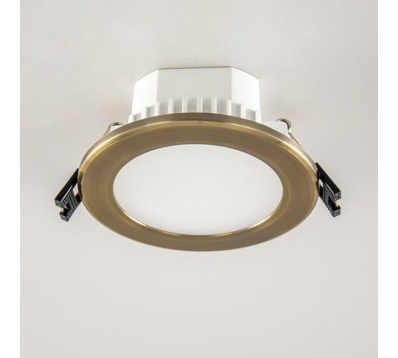 Встраиваемый светильник Citilux Акви LED Бронза CLD008113V