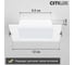 Встраиваемый светодиодный светильник Citilux Галс CLD55K07N 3