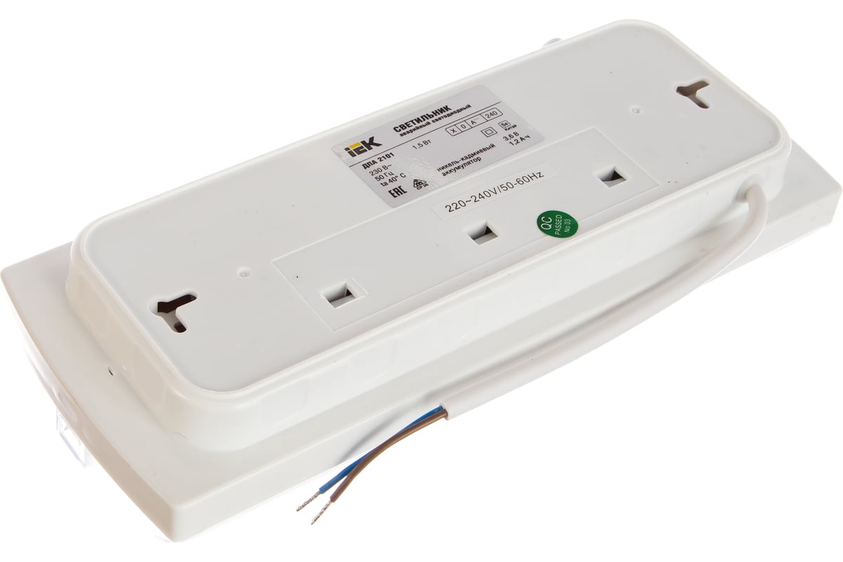 Аварийный аккумуляторный светильник ДПА 2101 4ч 30LED IP20 IEK LDPA0 .
