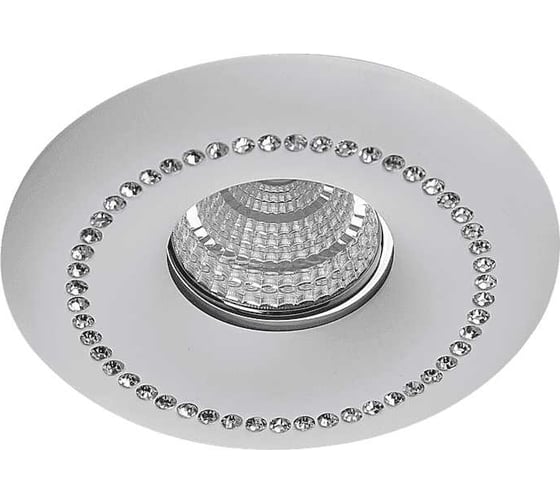 Встраиваемая рамка DesignLed мат белый mr16 (charm-r1-fw) NC1768R-FW