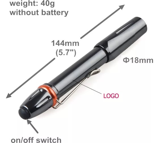 Ультрафиолетовый фонарик-ручка Beroma 3w 07824838
