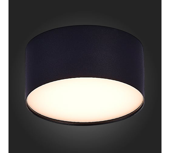 Потолочный светильник ST luce черный LED 1х12W 3000K 1080Lm ST606.432.12