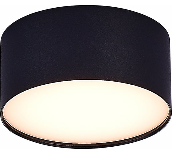 Потолочный светильник ST luce черный LED 1х12W 3000K 1080Lm ST606.432.12