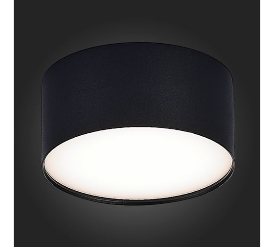 Потолочный светильник ST luce черный LED 1х12W 4000K 1080Lm ST606.442.12