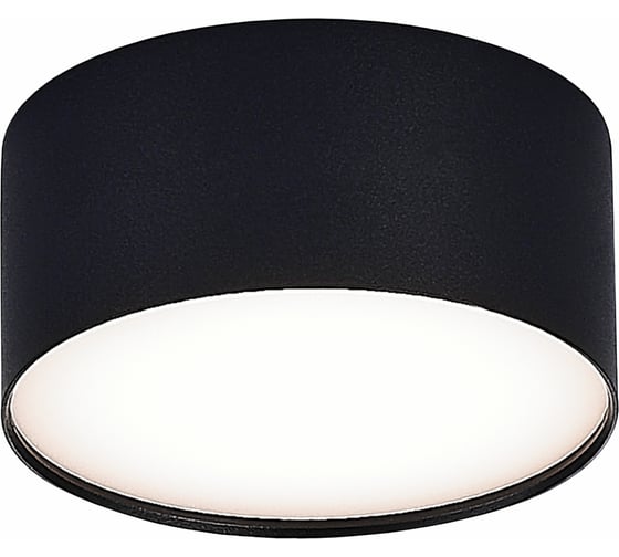 Потолочный светильник ST luce черный LED 1х12W 4000K 1080Lm ST606.442.12 1