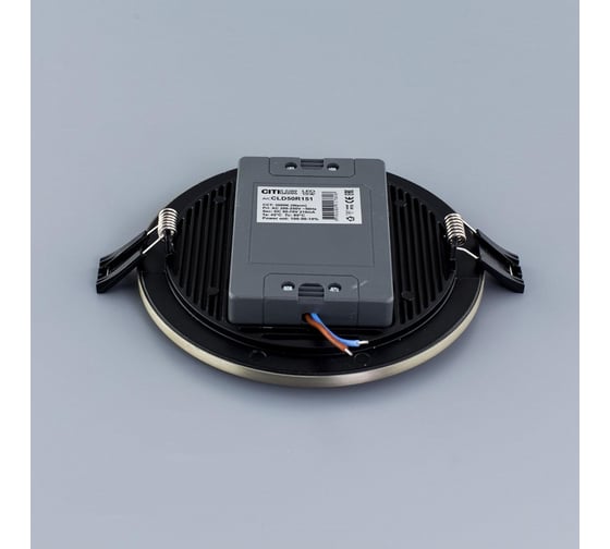 Встраиваемый светильник с диммером Citilux Омега LED Матовый Хром CLD50R151