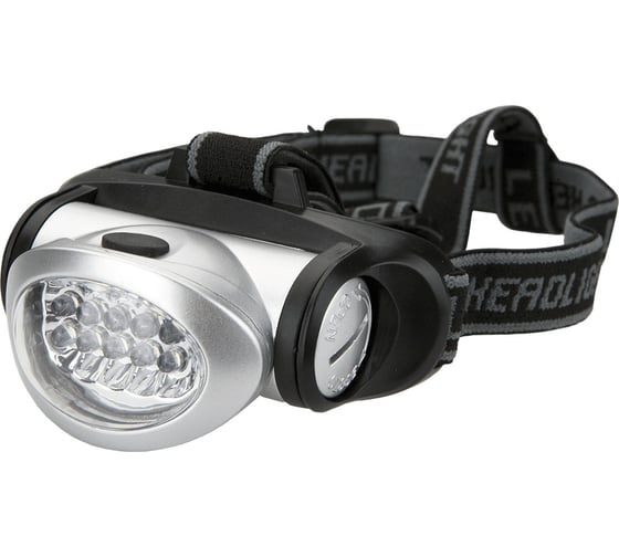 Налобный фонарь 7LED + 3 красные LED, 3xAAA, 100 000 ч, 3 функции TOPEX CE 94W819 1