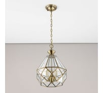 Подвесная люстра Citilux Витра-1 витражная Бронза CL442130