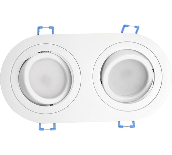 Потолочный встраиваемый светильник FERON DL2812 MR16 50W G5.3, белый 48460