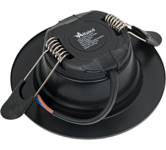 Cветильник AlfaLed DOWNLIGHT черный круглый 4000К 5W GF-DL006 (диаметр 95мм) GFDL006B GFDL0064BL