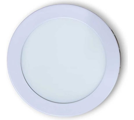 Потолочный светильник KRASO белый круглый корпус ЖКХ 6Вт 6000К 480Лм ip20 ф110x25 HPNL-R6