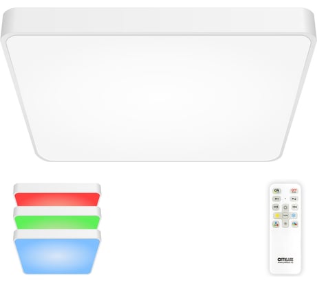 Светильник с пультом Citilux Купер LED RGB Белый CL724K105G0