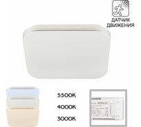 Светильник Citilux Симпла LED с датчиком движения CL714K24SV