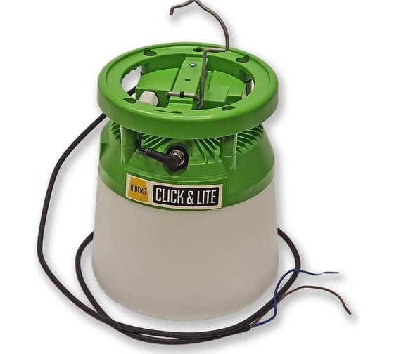 Светильник DVI led mberg 48v 19w зеленый, аккумуляторная батарея DVI-Mberg-48V-AK-green