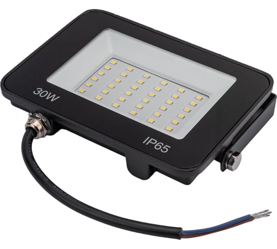 Светодиодный прожектор BELLIGHT BL-LFL-2-30-12/24/36 slim/СДО, 6500К, 2400 Lm, IP65 71712716
