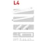 Люминесцентный светильник L4-T8G13-840-15W-D лампа Т8-15W ЭРА C0041254 3