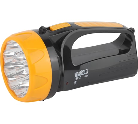 Аккумуляторный фонарь ТРОФИ TSP10, 4V1.5Ah,15хLED, 2 режима, Б0016537