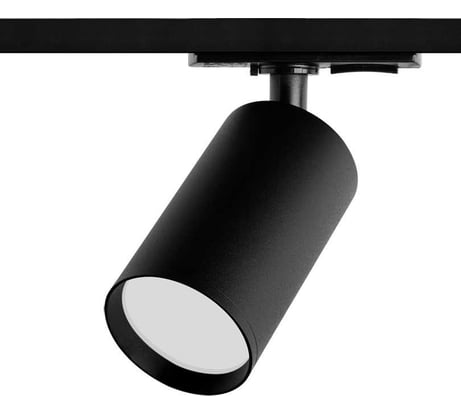 Трековый светильник Wolta ip20 под лампу gu10 черный WTL-GU10/02B