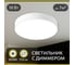 Потолочный светильник Citilux с диммером Тао LED Чёрный CL712182N 20