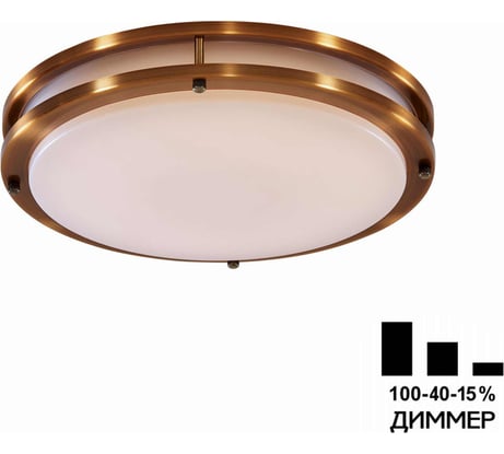Светильник с диммером Citilux Бостон LED Бронза CL709323N