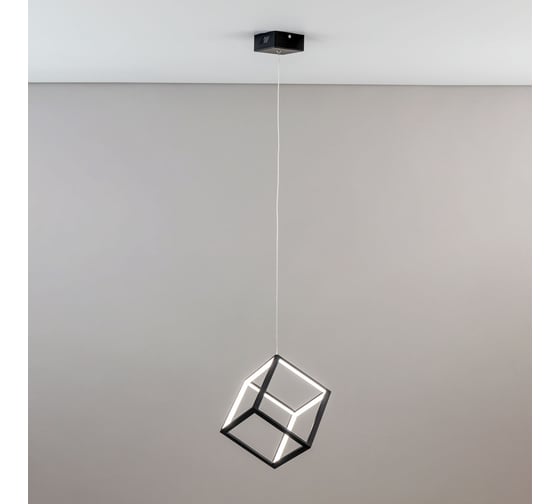 Подвесной светильник Citilux Куб LED Чёрный CL719201