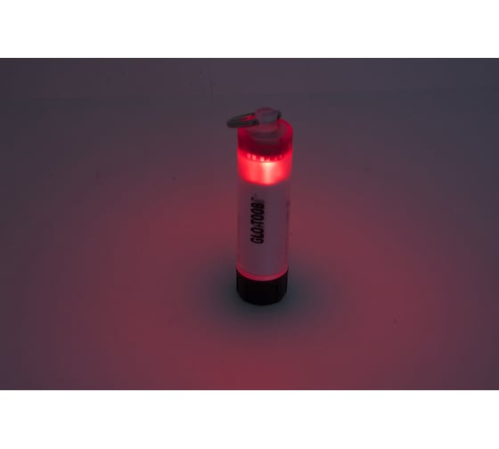 Фонарь, красный, водонепроницаемость до 60м, 3 режима, на 1хAAA ЯРКИЙ ЛУЧ GLO-TOOB 4606400105107