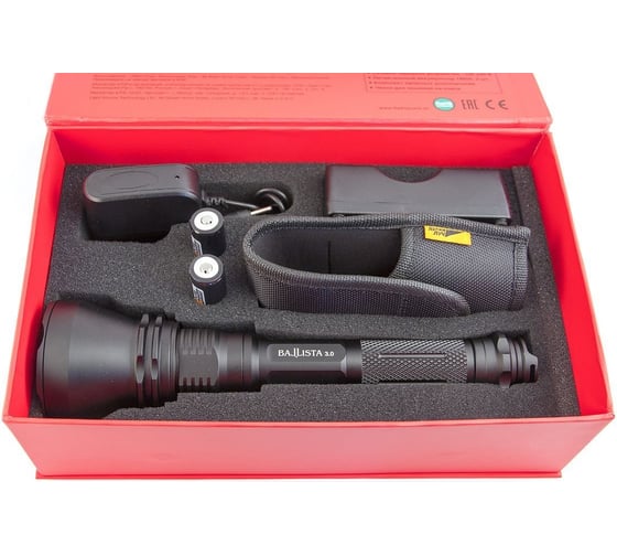Фонарь ЯРКИЙ ЛУЧ XL-1200 БАЛЛИСТА 3.0 CREE XP-L HI 1200лм, 5 режимов, IPX8, Li-ion 2x2600mAh 4606400617440