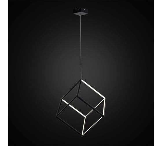 Подвесной светильник Citilux Куб LED Чёрный CL719301