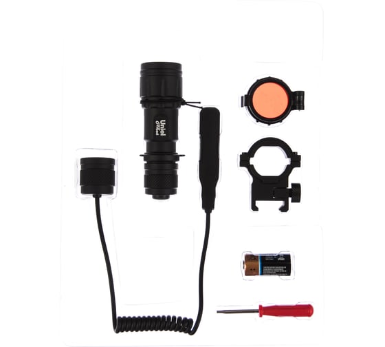 Тактический фонарь Uniel P-GL013-BB Black 6597