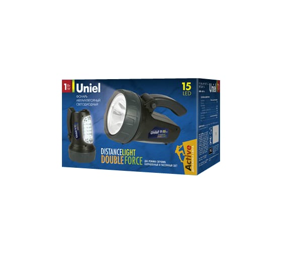 Фонарь Uniel S-SL017-BA Black 06649