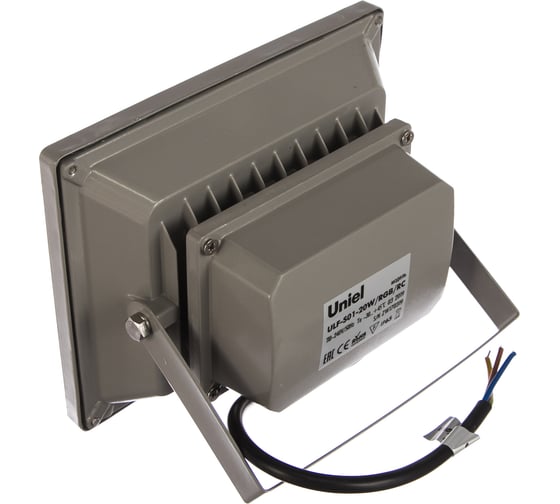 Светодиодный прожектор Uniel ULF-S01-20W/RGB/RC IP65 110-240В UL-00000782
