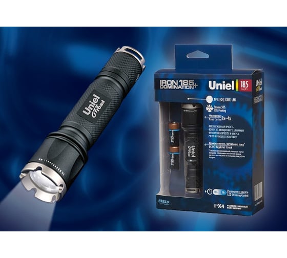 Классический фонарь Uniel P-ML072-BB Black 5723