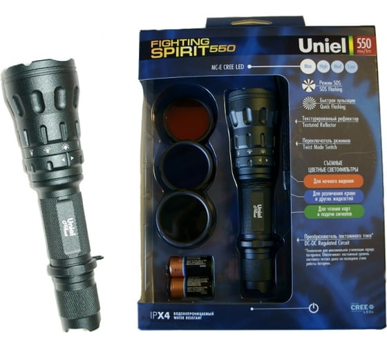 Классический фонарь Uniel P-ML076-BB Black 5727