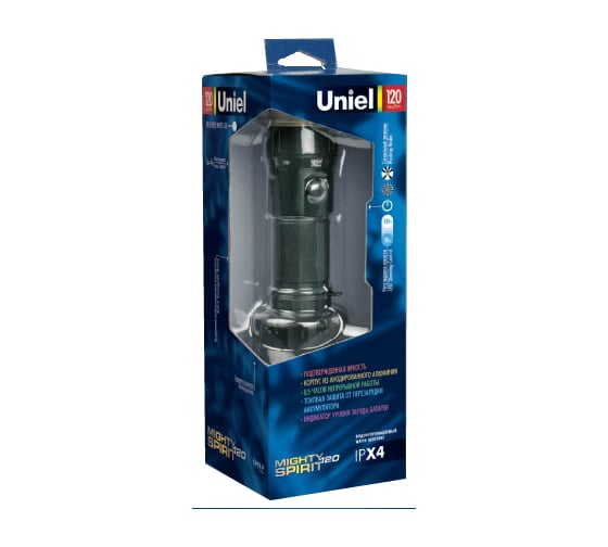 Классический фонарь Uniel P-ML077-BA Black 5144