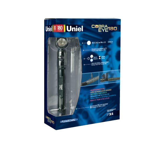 Классический фонарь Uniel P-ML078-BA Black 5146