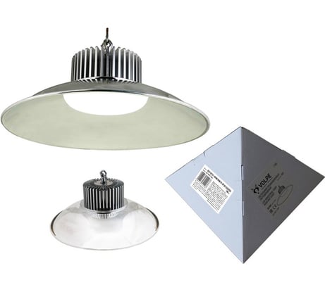 Светодиодный подвесной промышленный светильник Volpe ULY-Q721 90W/NW/D IP20 SILVER UL-00000399
