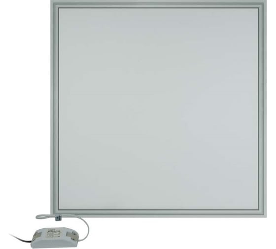 Потолочный светодиодный светильник Volpe ULP-Q121 6060-33W/DW SILVER UL-00000443 1