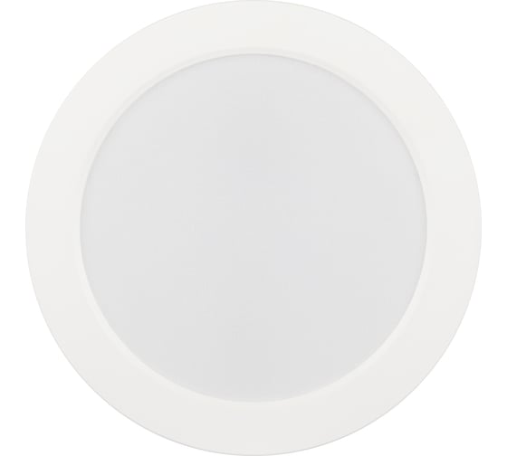 Встраиваемый светодиодный светильник ЭРА LED 17156K круглый 15Вт 6500К Б0057424