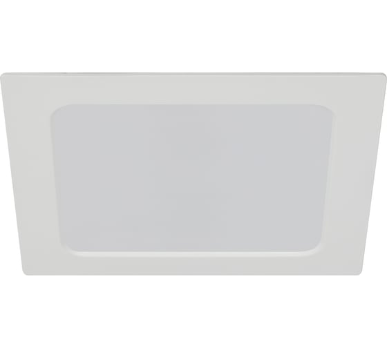 Встраиваемый светодиодный светильник ЭРА LED 18246K квадратный 24Вт 6500К Б0057430 1