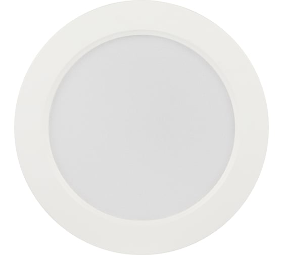 Встраиваемый светодиодный светильник ЭРА LED 17123K круглый 12Вт 3000К Б0057438